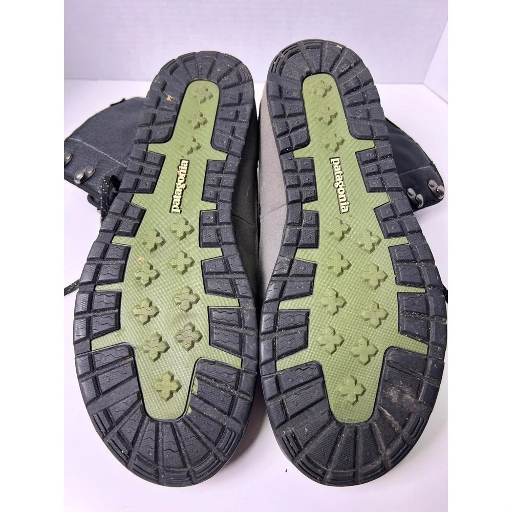 Patagonia Activist Mid Waterproof 100g Primaloft Boots Mens 12 Black Green